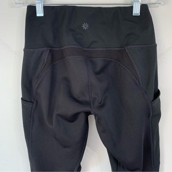 Athleta Black Tight High Rise Leggings Size XS - Picture 6 of 10